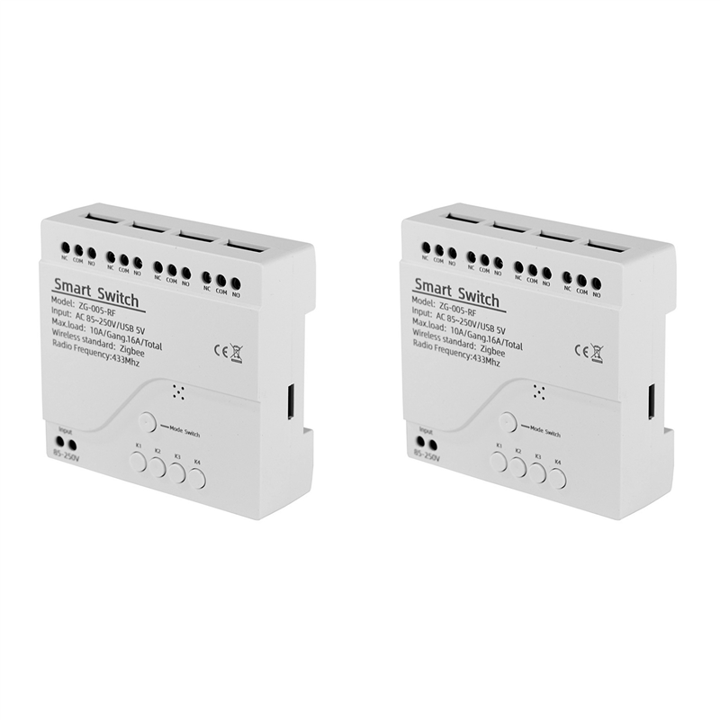 Diy Home Automation Controller - RALCA-2X 4 Channels Tuya Zigbee Smart