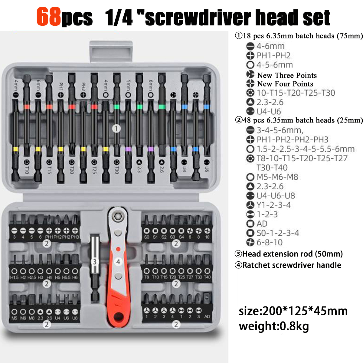 Home Automation Diy - 68 in 1 Precision Ratchet Screwdriver