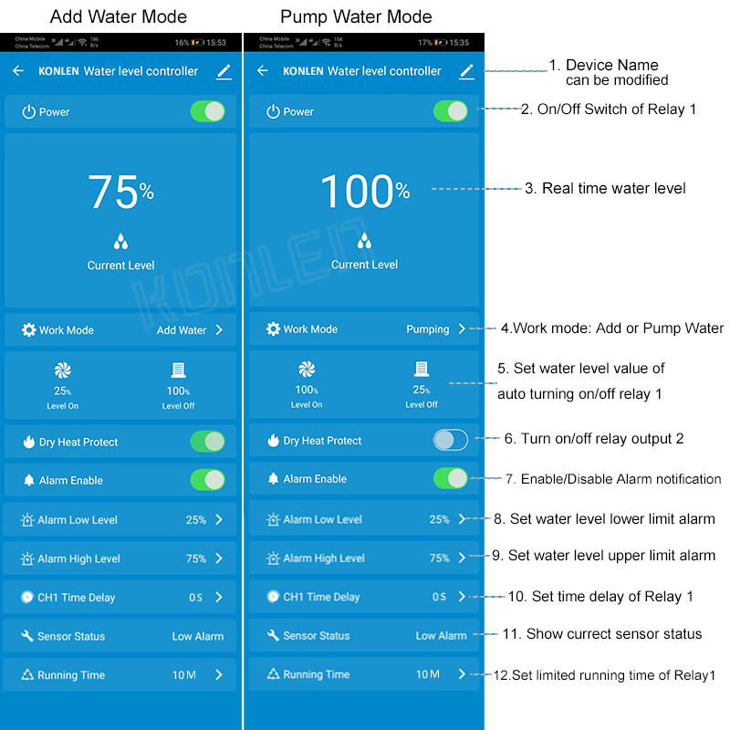KONLEN Tuya Water Level Sensor - огляд і ціна Home Automation Technology
