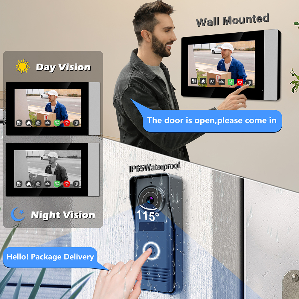 2-Wires Smart Home Wifi 1080P  - огляд і ціна Smart Doorbell Wired