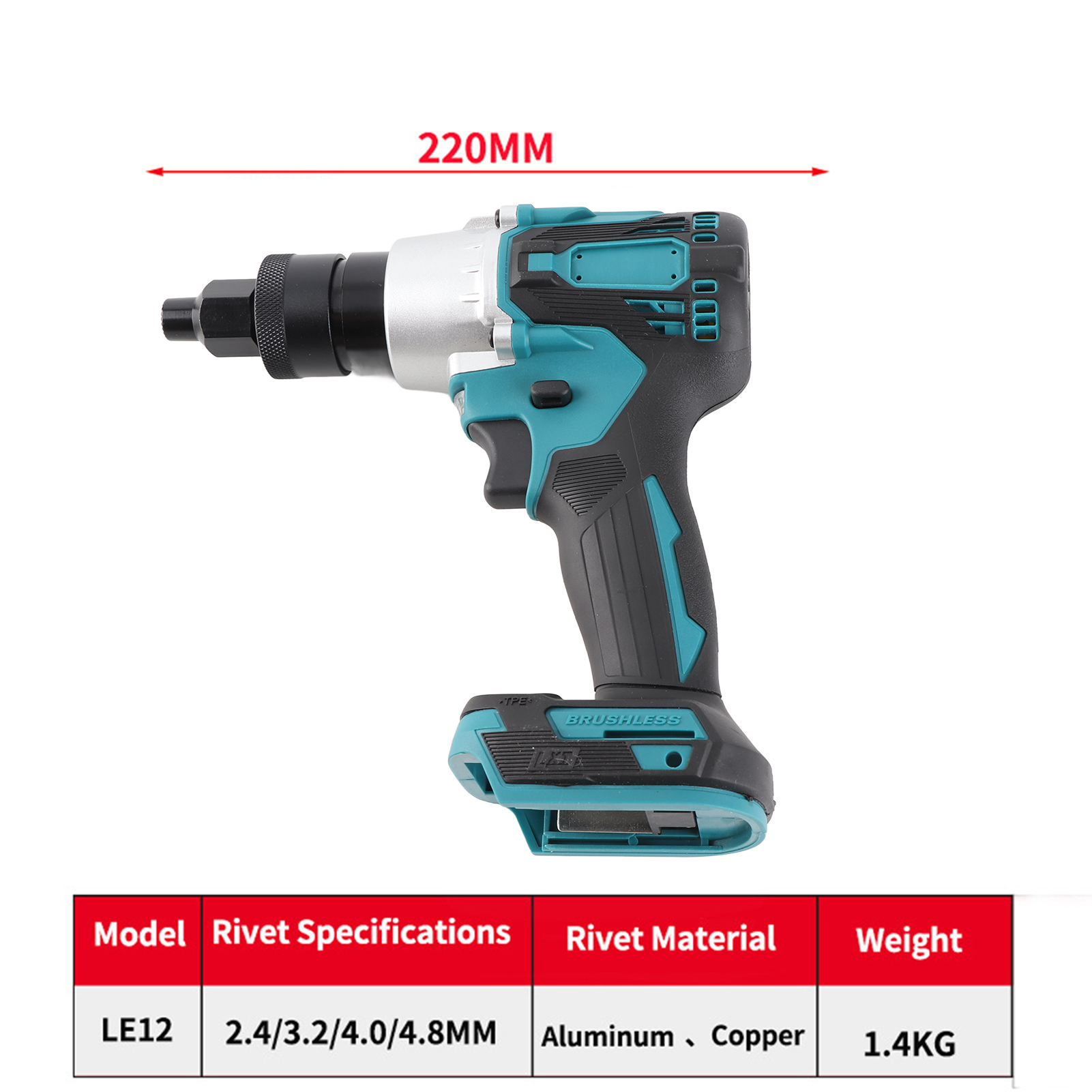 Electric Riveting Gun Brushles - огляд і ціна Home Automation Diy