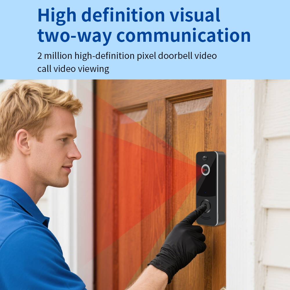 1080P WIFI Video Doorbell TTLO - огляд і ціна Smart Doorbell Wired