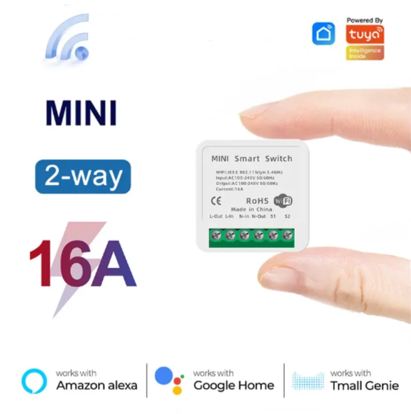Mini 16A WiFi Switch Smart Lif - огляд і ціна Home Automation Technology