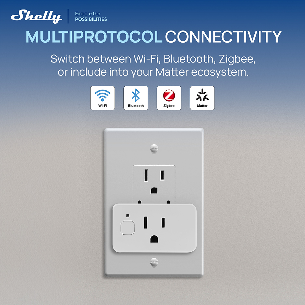 Shelly Plug US Gen4 Zigbee Cer - огляд і ціна Shelly Relay Module