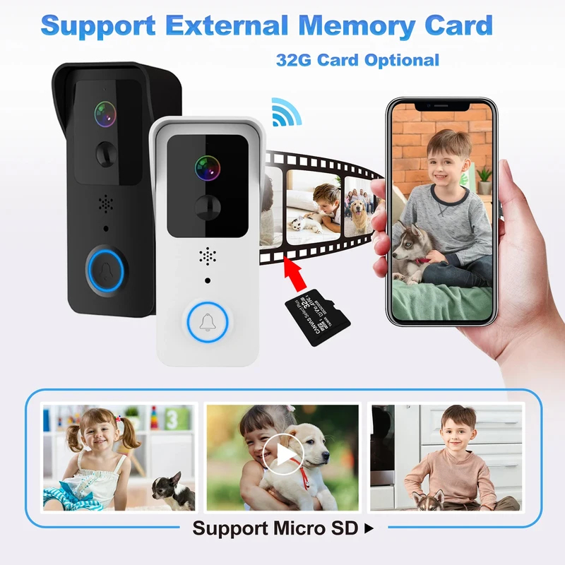 5G/2.4G WiFi Video Doorbell 10 - огляд і ціна Smart Doorbell Wired
