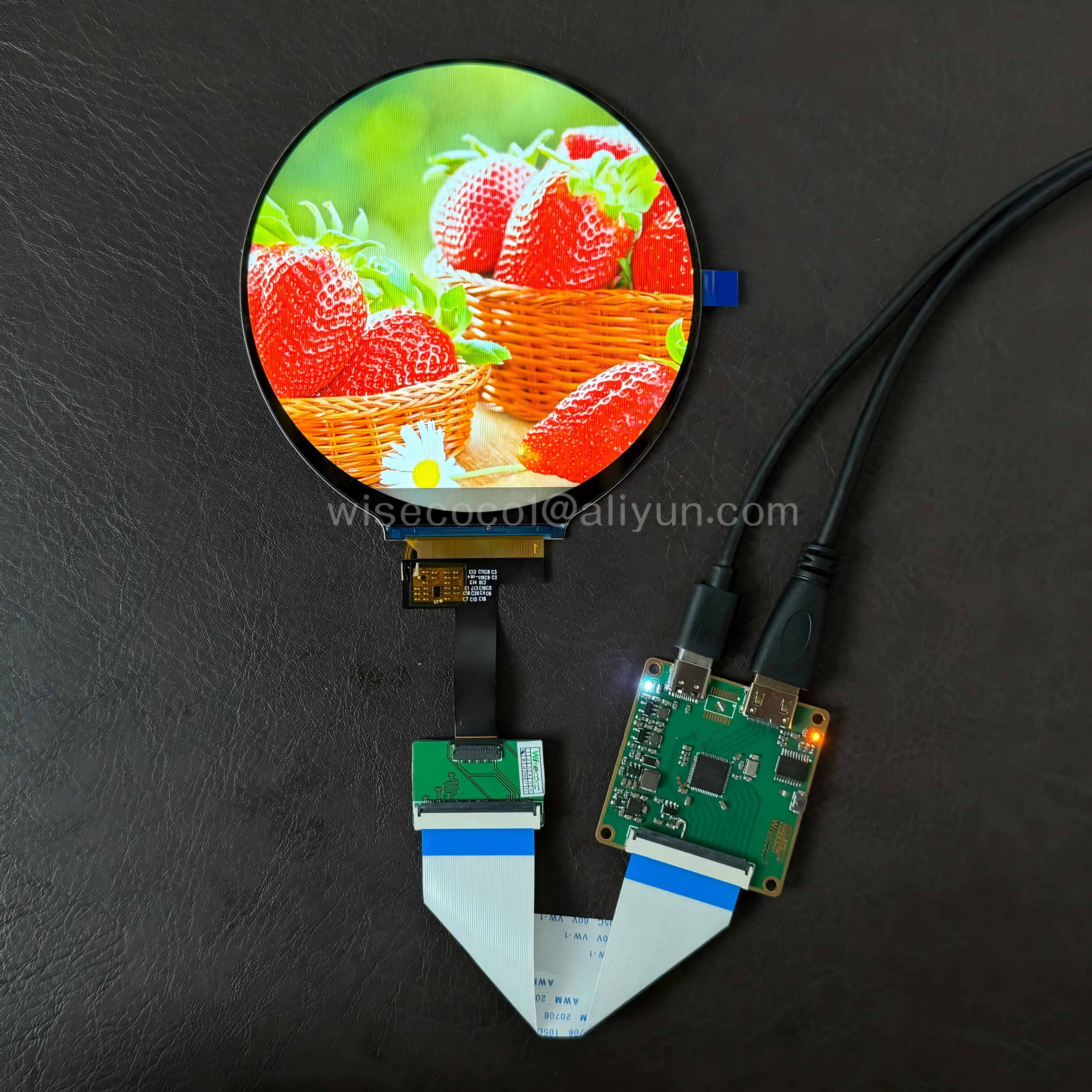 Wisecoco 4 Inch Round LCD Disp - огляд і ціна Home Automation Raspberry Pi