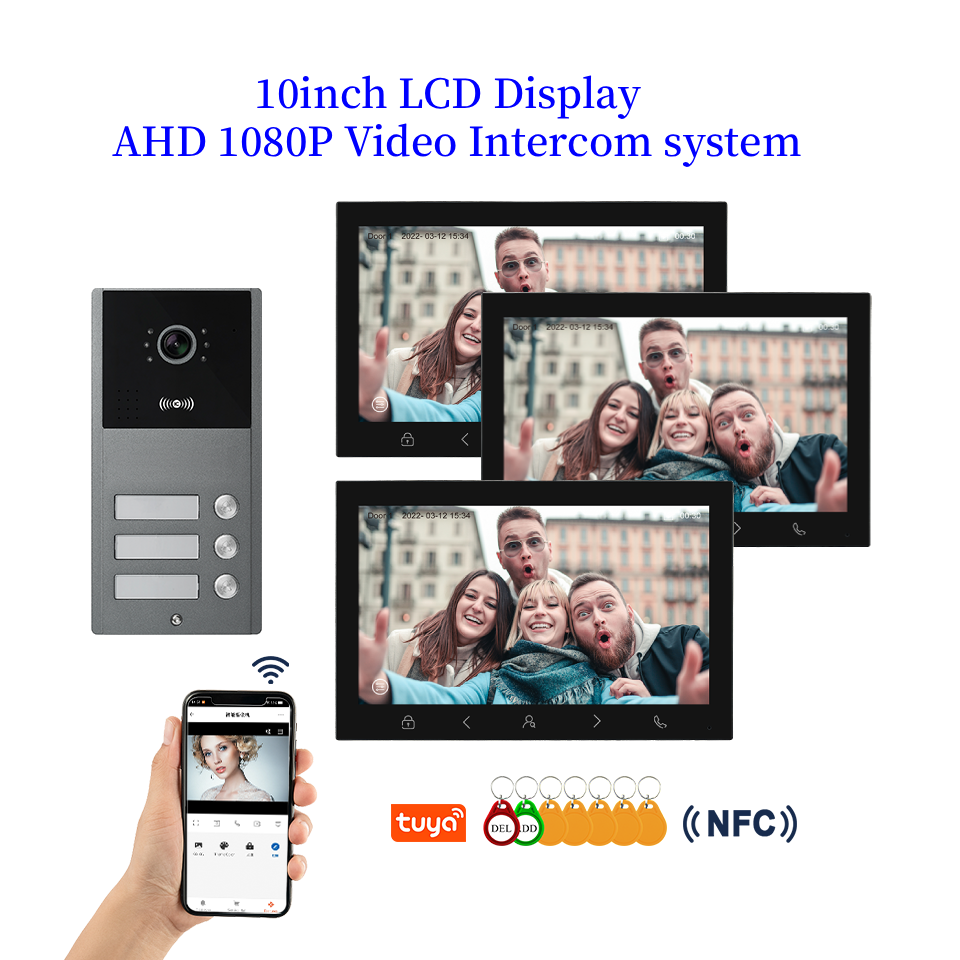 10inch Tuya WIFI Video Interco - огляд і ціна Smart Doorbell Wired