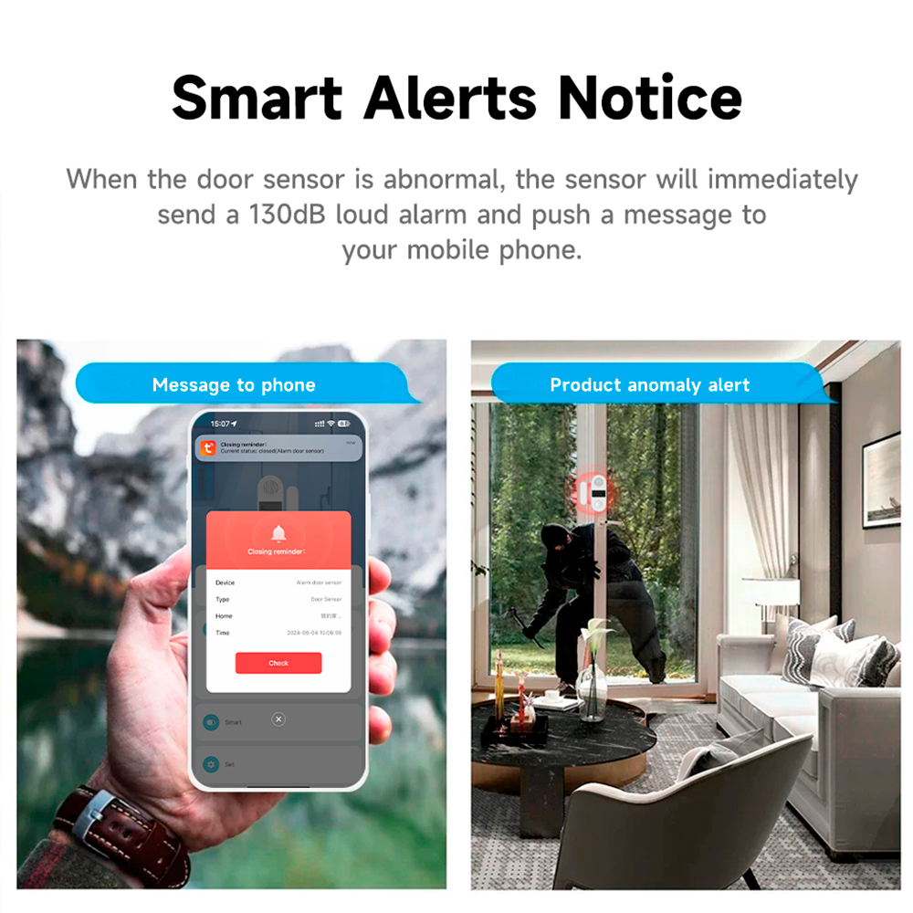Tuya Zigbee Wireless Door Wind - огляд і ціна Home Automation Technology