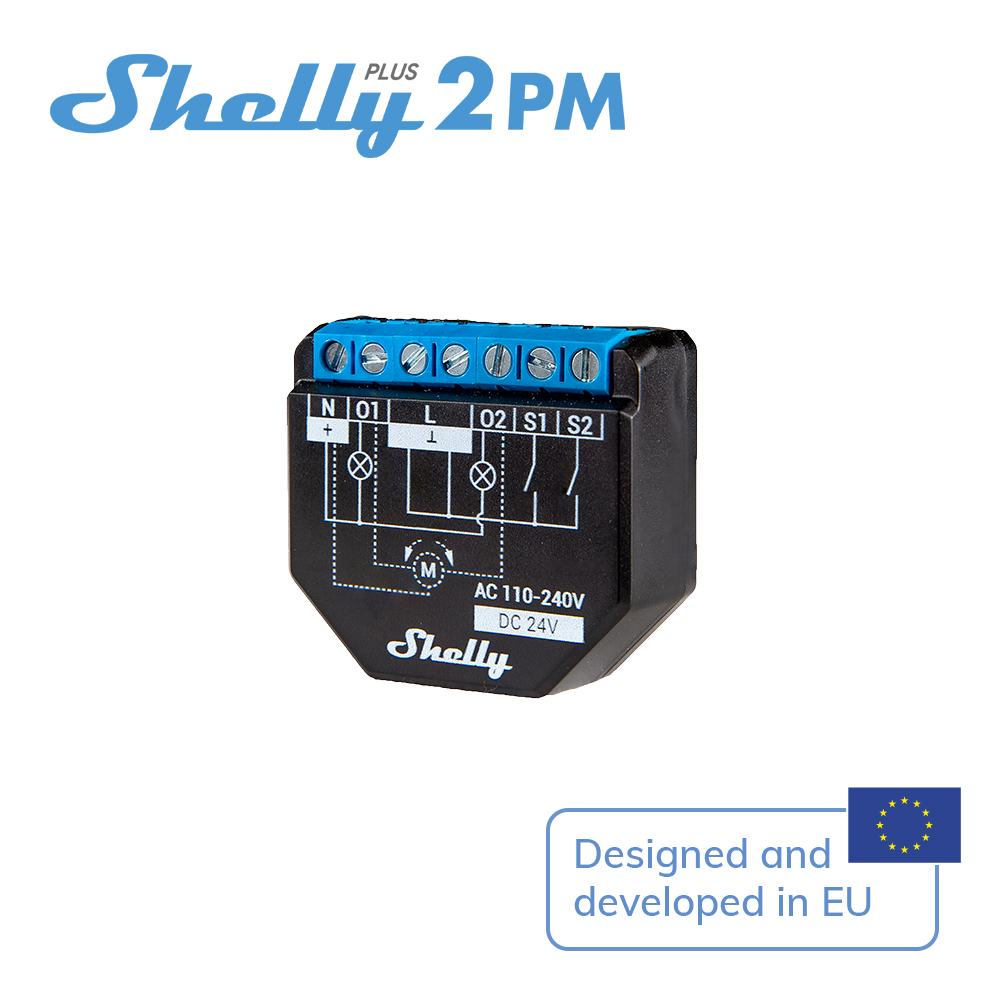Shelly Plus 2PM Smart Home WiF - огляд і ціна Shelly Relay Module