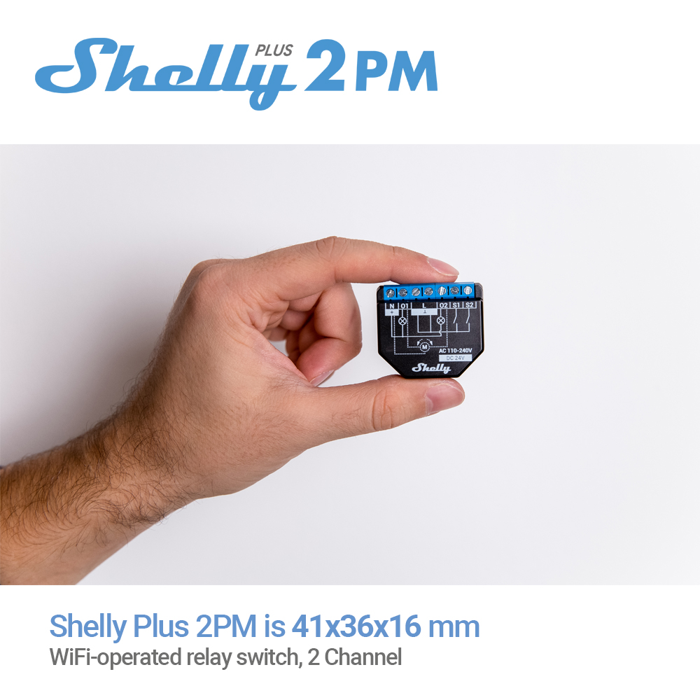 Shelly Plus 2PM Smart Home WiF - огляд і ціна Shelly Relay Module