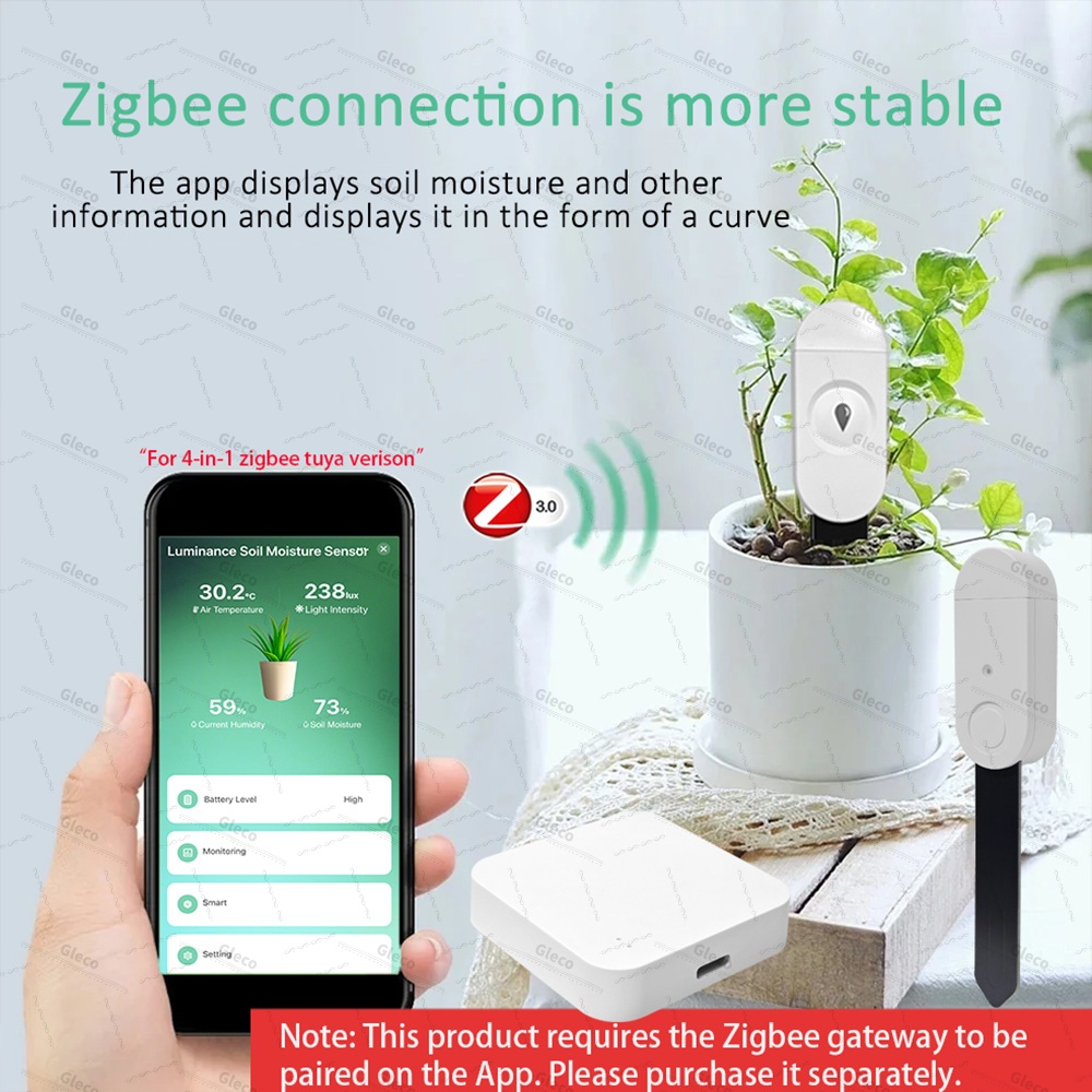 Zigbee Soil Moisture Sensor Me - огляд і ціна Home Automation Technology