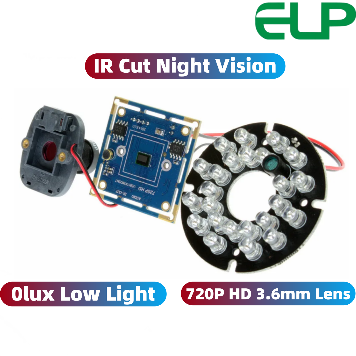 ELP 720P HD IR USB Camera with - огляд і ціна Home Automation Raspberry Pi