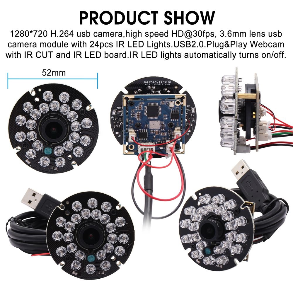 ELP 720P HD IR USB Camera with - огляд і ціна Home Automation Raspberry Pi