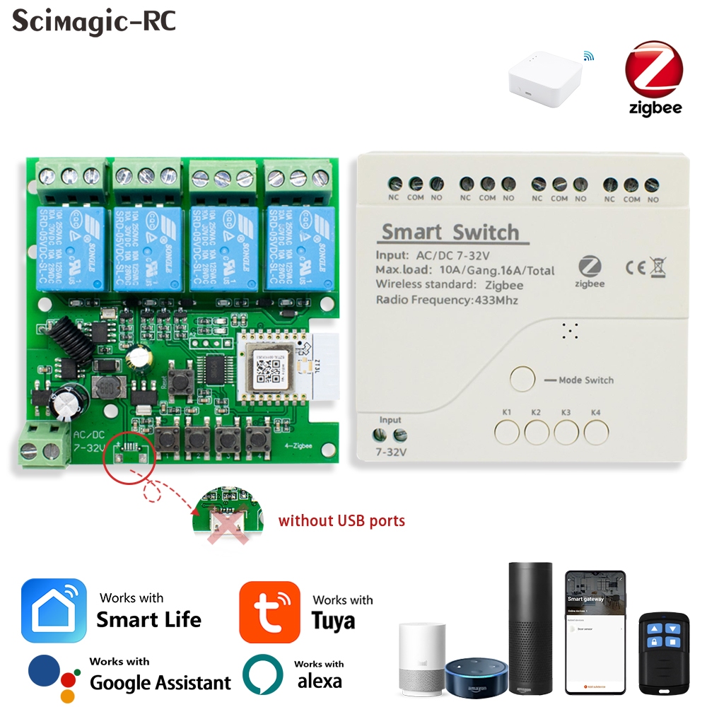Zigbee Smart Switch Wifi Relay - огляд і ціна Home Automation Technology