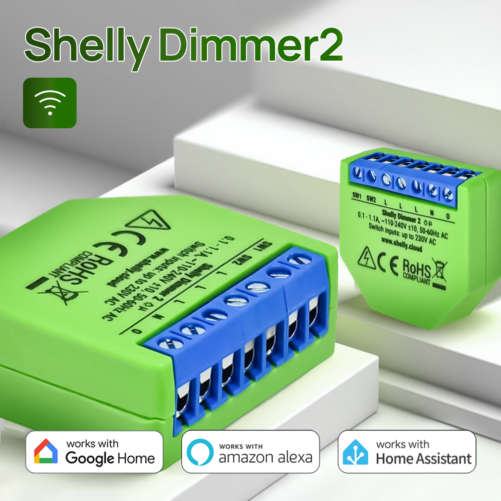 Shelly Dimmer 2 Smart Switch M - огляд і ціна Shelly Relay Module